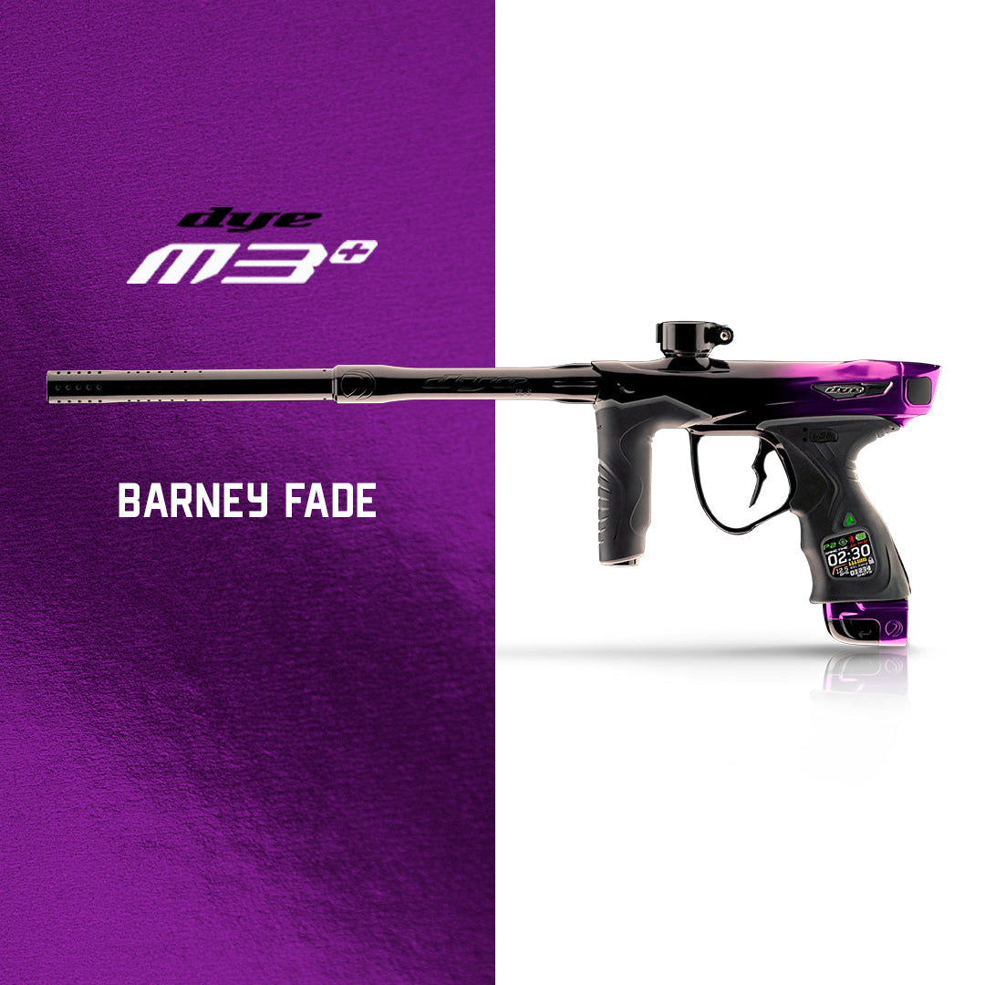 Dye M3+ Paintball Gun - Barney (Purple to Black Fade)