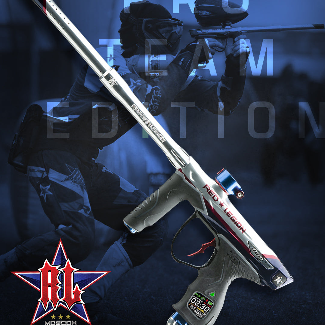 Dye M3+ Paintball Gun - PGA Red Legion