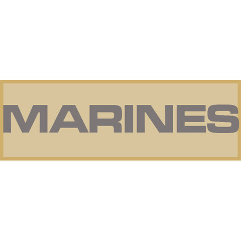Marines Patch Large (Tan)