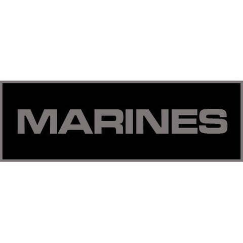 Marines Patch Large (Black)