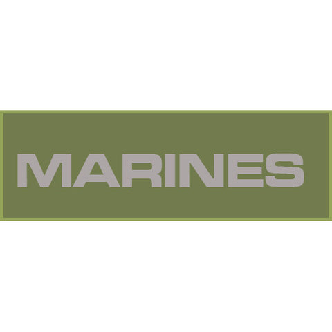 Marines Patch Large (Olive Drab)