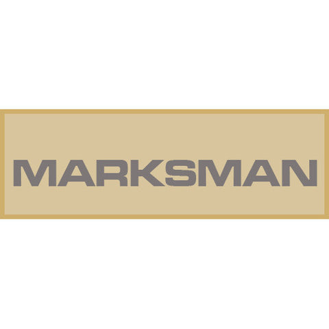 Marksman Patch Large (Tan)