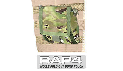 Fold Out Dump Pouch Eight Color Desert
