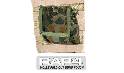 Fold Out Dump Pouch German Flecktarn