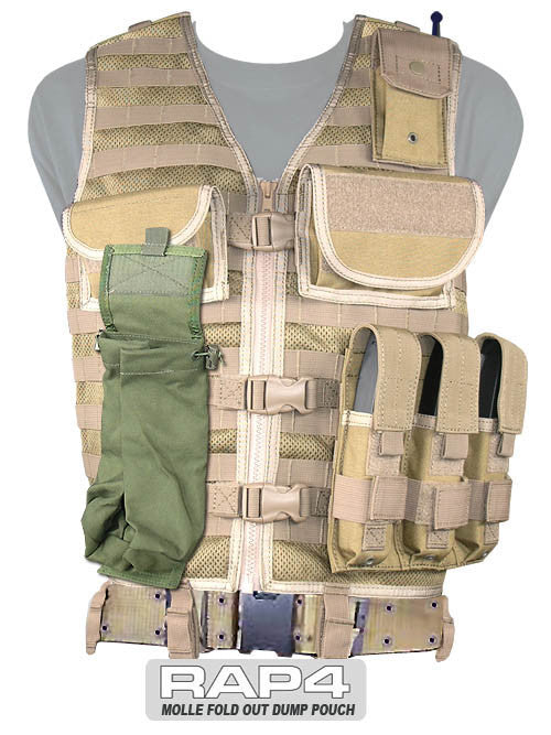 BLACK Fold Out Dump Pouch