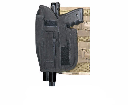 BLACK Cross Draw Holster Left Hand Large