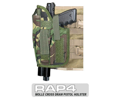 Cross Draw Holster Left Hand Large British DPM