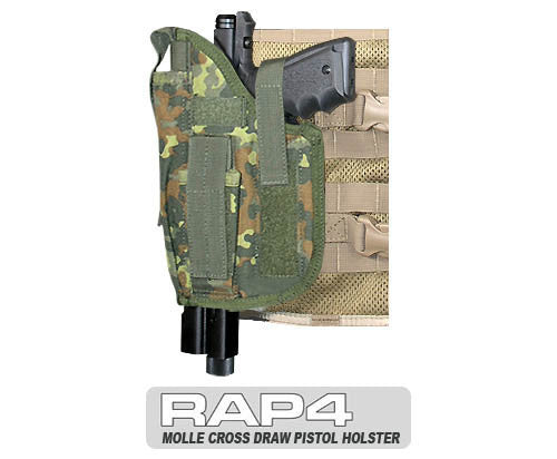 Cross Draw Holster Left Hand Large German Flecktarn