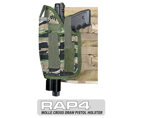 Cross Draw Holster Left Hand Large Tiger Stripe