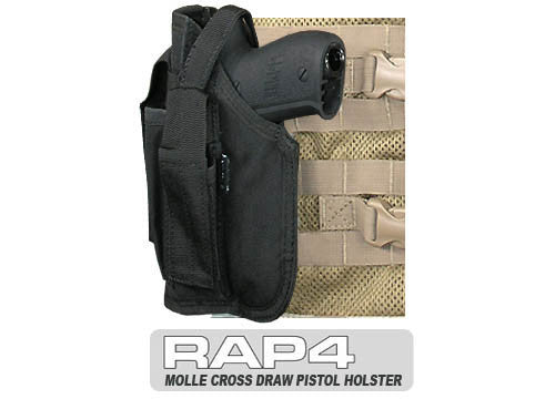 BLACK Cross Draw Holster Left Hand Small