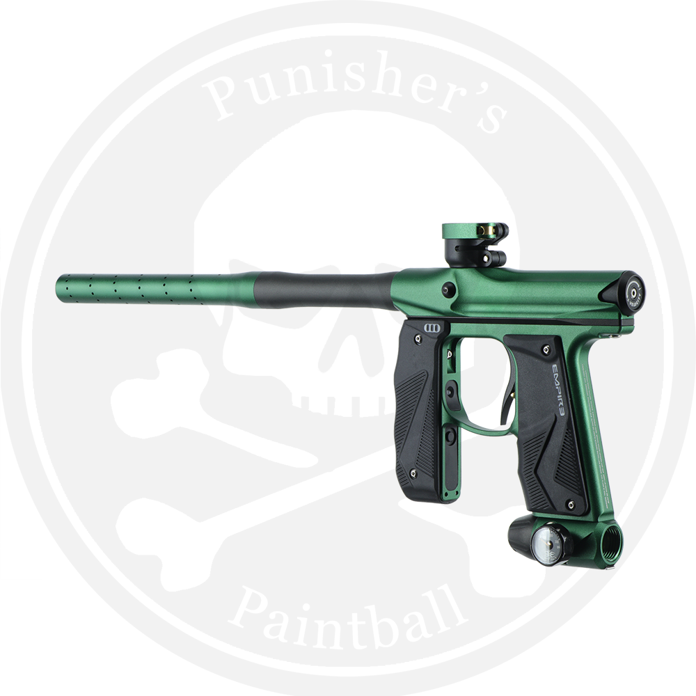 Empire Paintball Mini GS Marker w/ 2 Piece Barrel - Dust Green/Dust Black