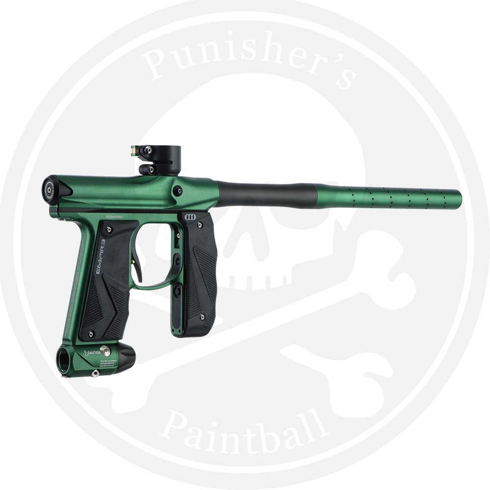 Empire Paintball Mini GS Marker w/ 2 Piece Barrel - Dust Green/Dust Black