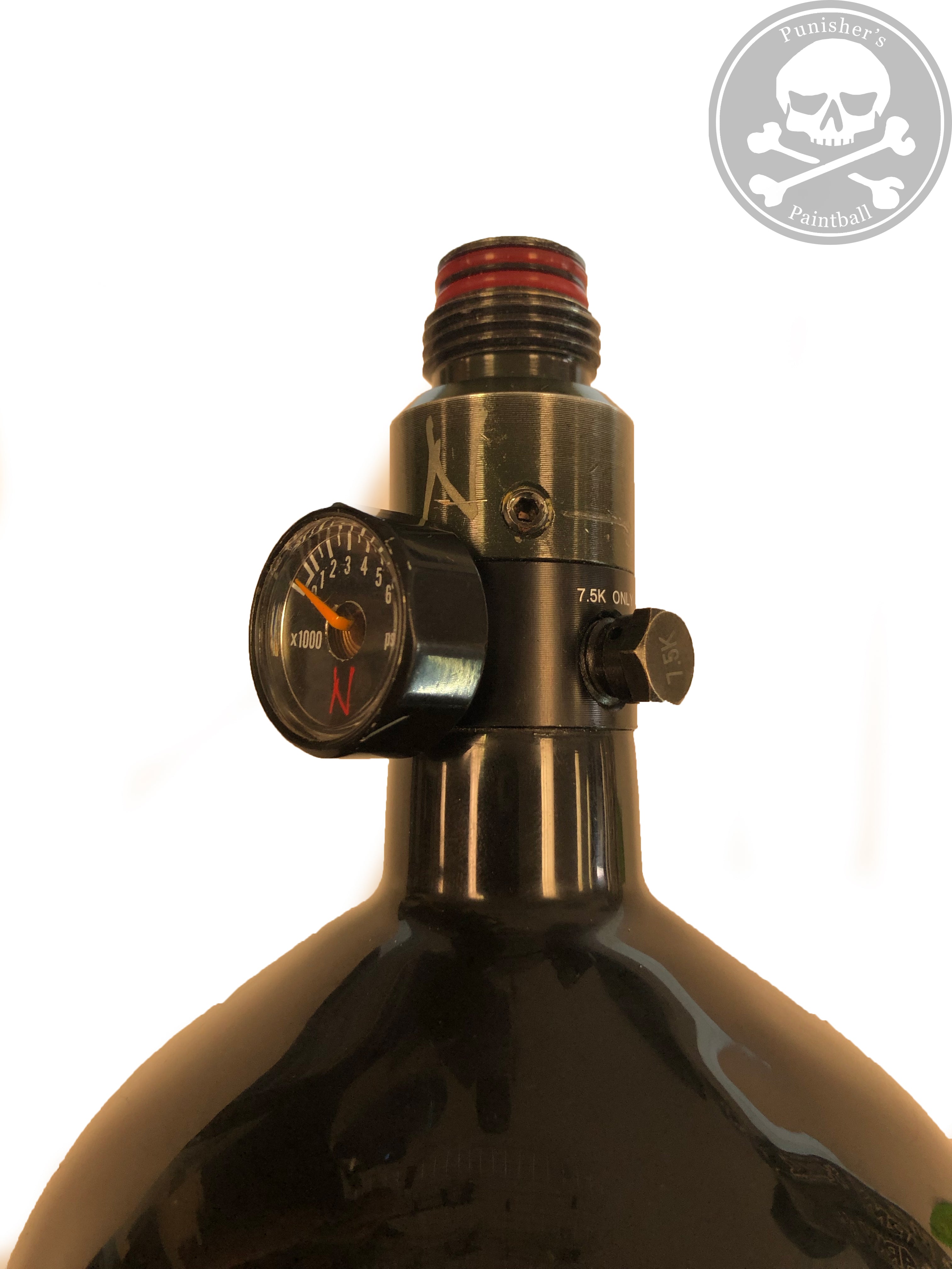 Used Ninja SL2 90/45 Paintball Tank - Black/Red