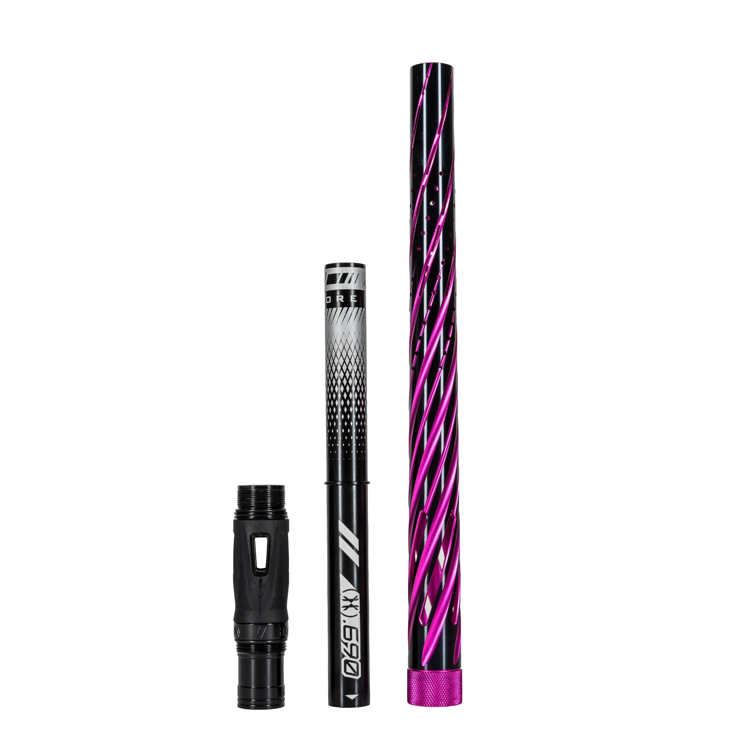 HK Army LAZR Barrel Kit - Elite Orbit - Autococker Thread - Dust Pink/Black Inserts