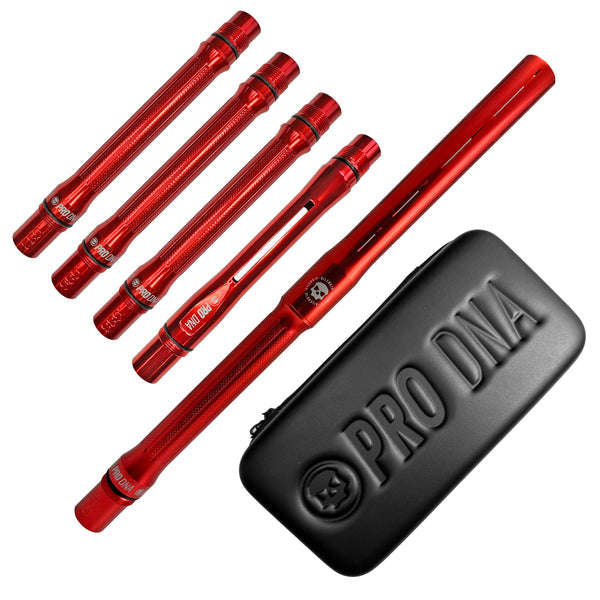 INFAMOUS PRO DNA SILENCIO™ BARREL KIT - GLOSS RED - COCKER THREAD