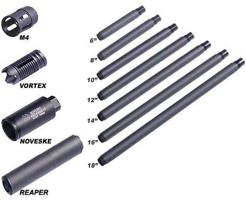 7/8 Inch Diameter 16 Inch Recon Rifled Barrel (98 Threaded)