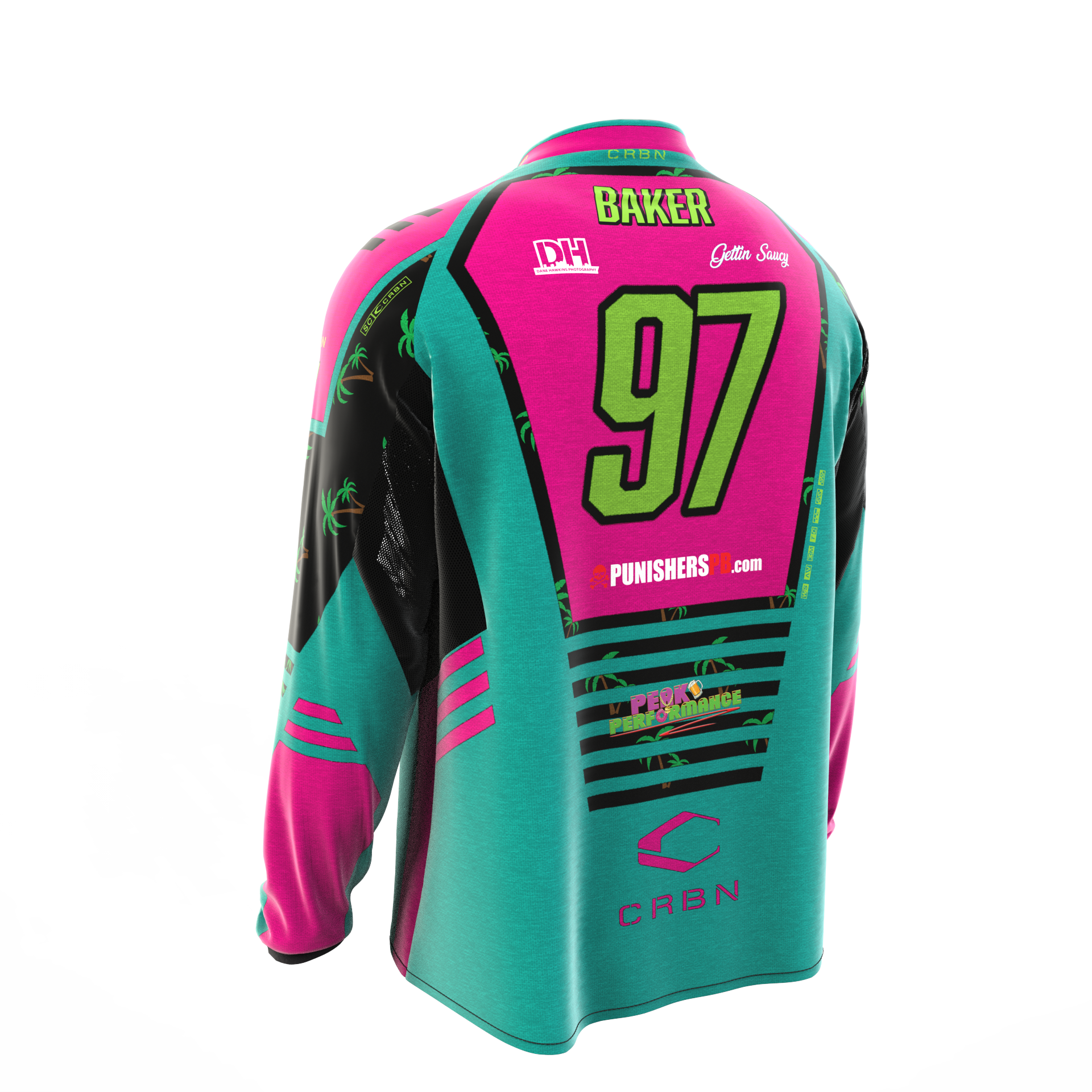 Carbon SC Custom Paintball Jersey - Peak Performance 2023 (CUSTOMIZE YOUR NAME & NUMBER!)
