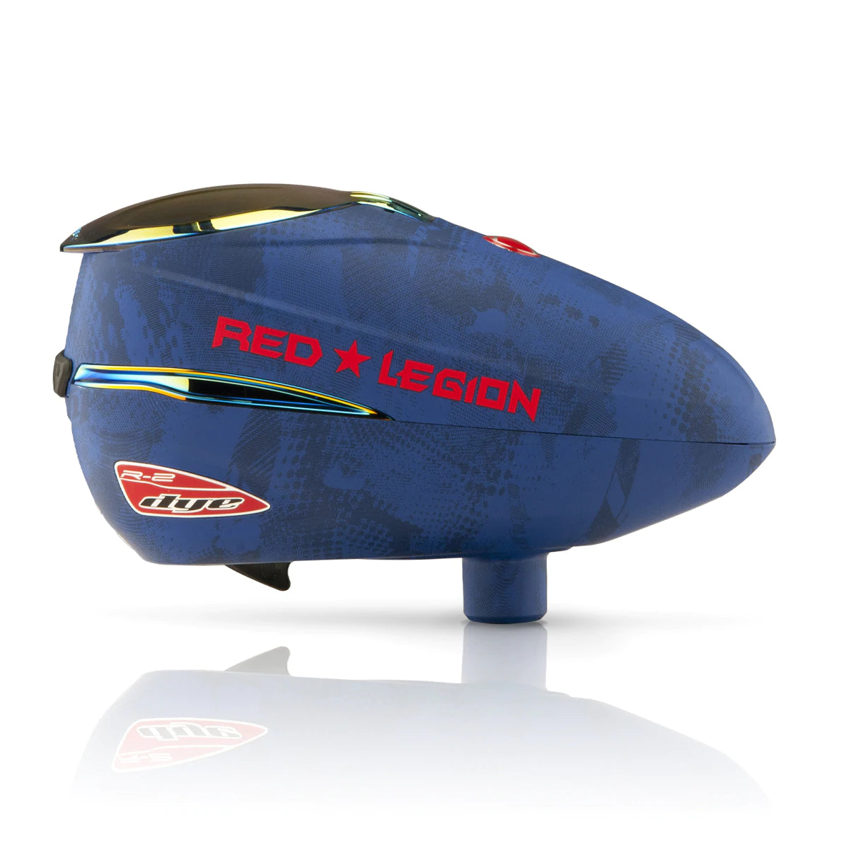 Dye Rotor R2 Paintball Loader - Russian Legion - Blue/Red