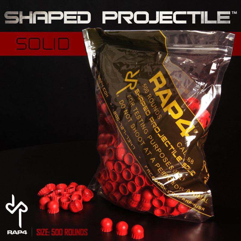 Shaped Projectile (Solid) (500ct) (Red)