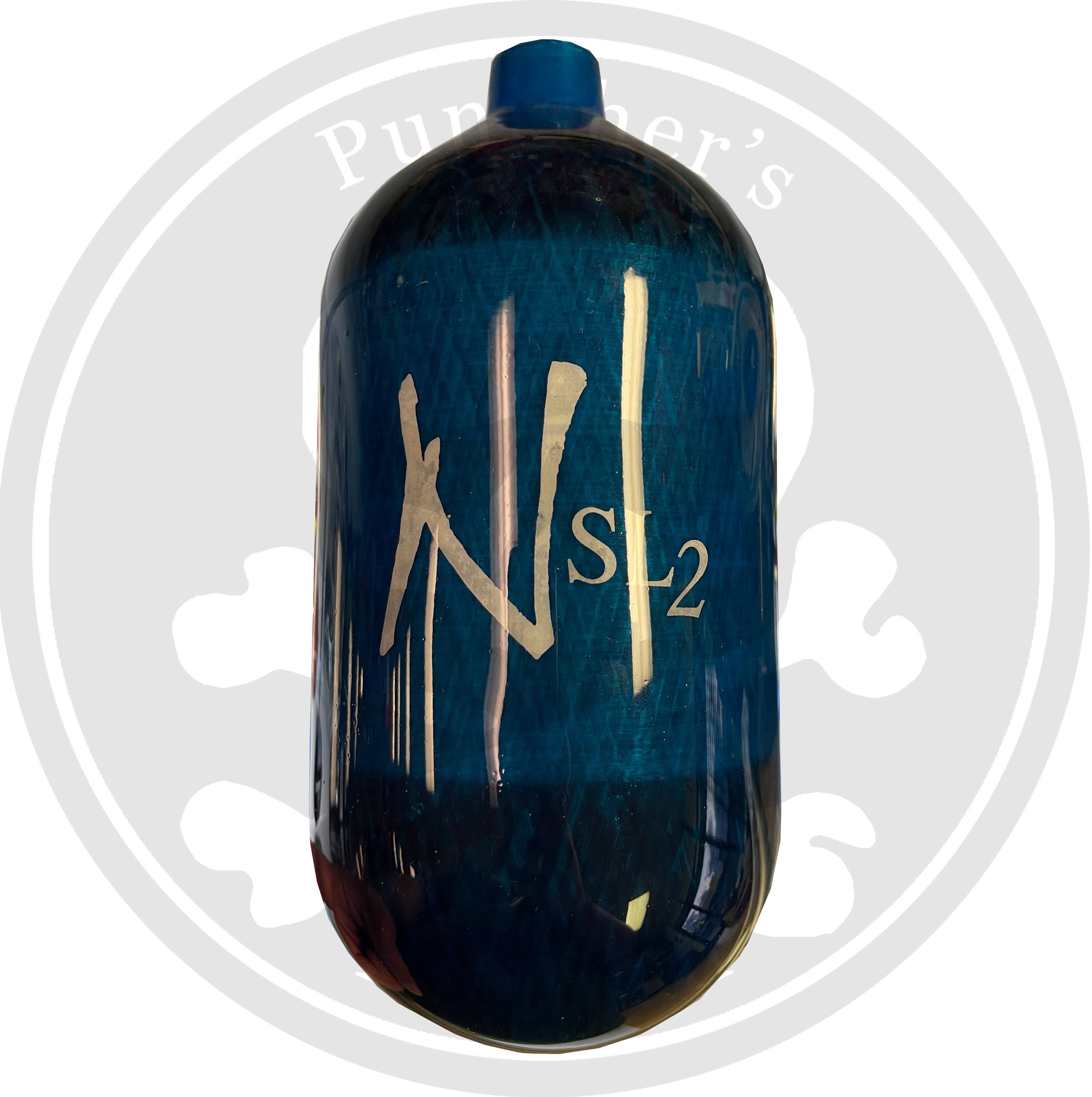 Ninja SL2 77/4500 Paintball Tank BOTTLE ONLY - Blue