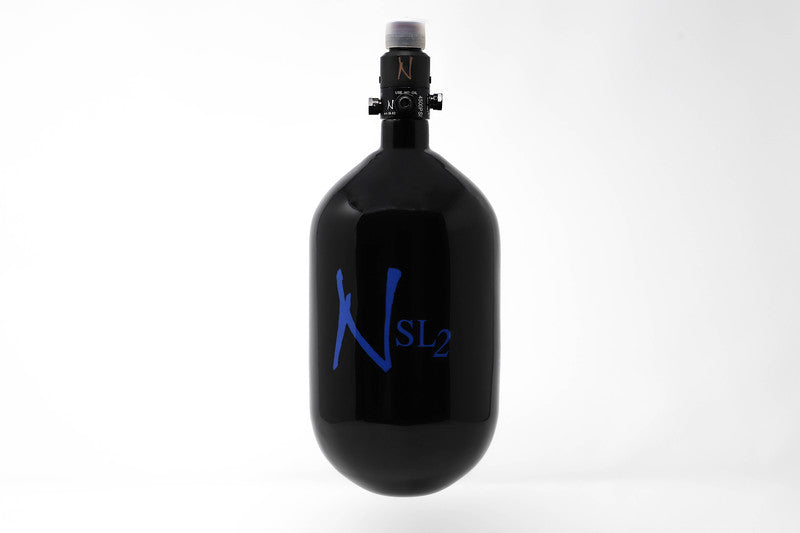Ninja SL2 68/4500 Carbon Fiber Paintball Tank - Black/Blue Standard (Add $0.00)