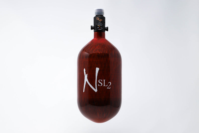 Ninja SL2 68/4500 Carbon Fiber Paintball Tank - Red ProV2 SLP ($229.95)