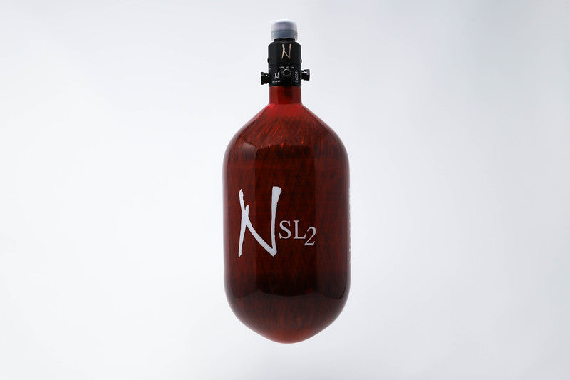 Ninja SL2 68/4500 Carbon Fiber Paintball Tank - Red Standard (Add $0.00)