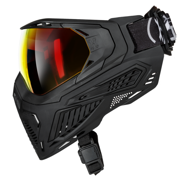 HK Army SLR Paintball Goggle - Nova (Black w/ Scorch Lens)