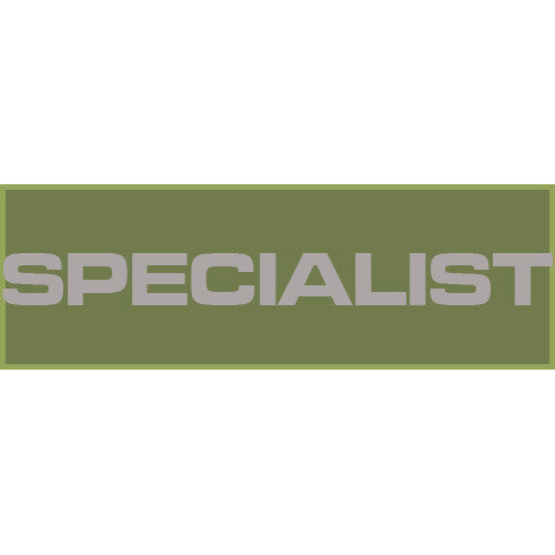 Specialist Patch Large (Olive Drab)