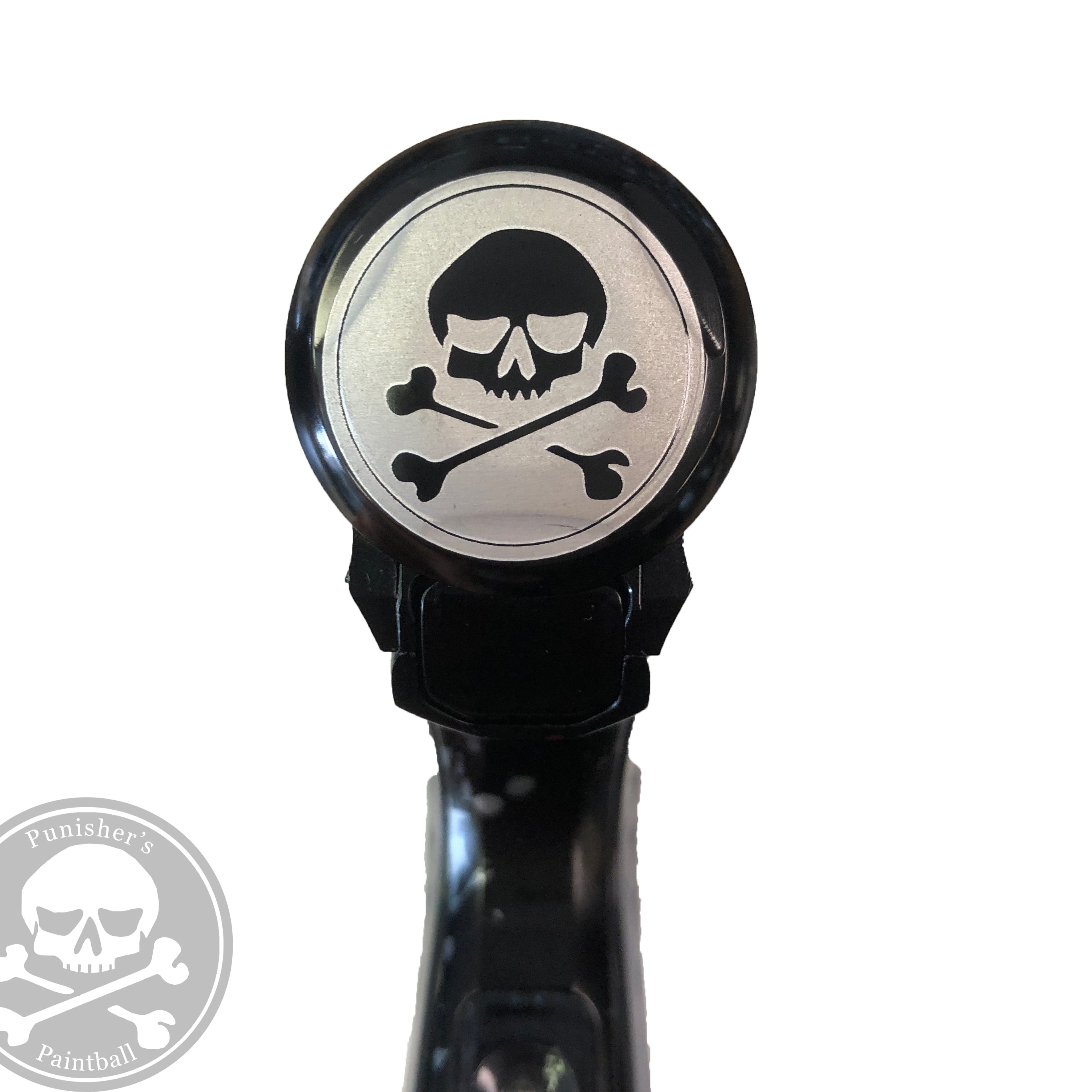 Shocker XLS Paintball Gun - Punishers Paintball Tri Color Splash - Black/Red/Silver