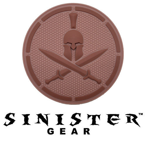 Sinister Gear "Spartan" PVC Patch - Red