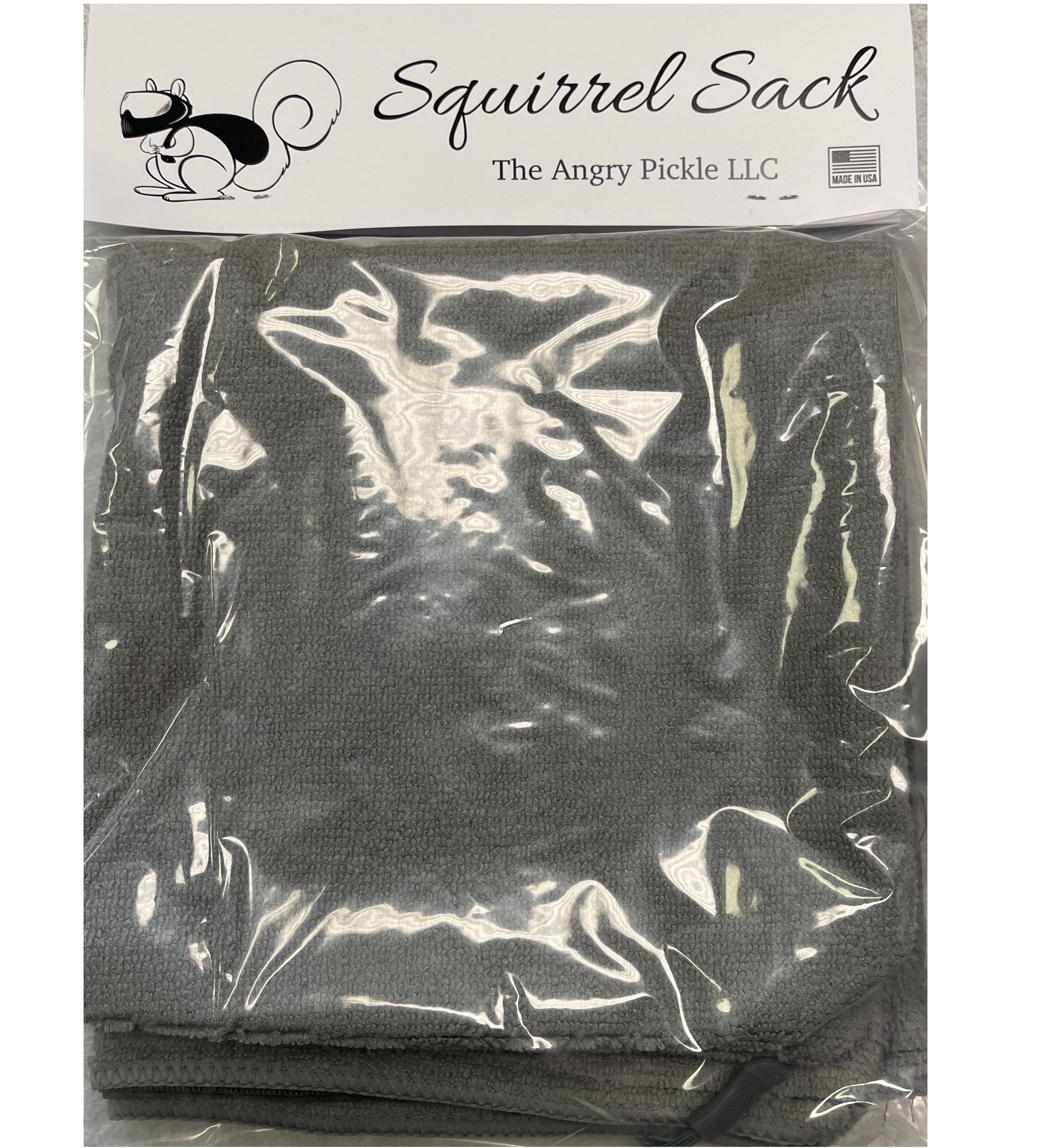 Squirrel Sack Microfiber Bag - Dark Grey