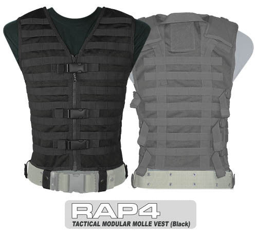 BLACK MOLLE Tactical Vest
