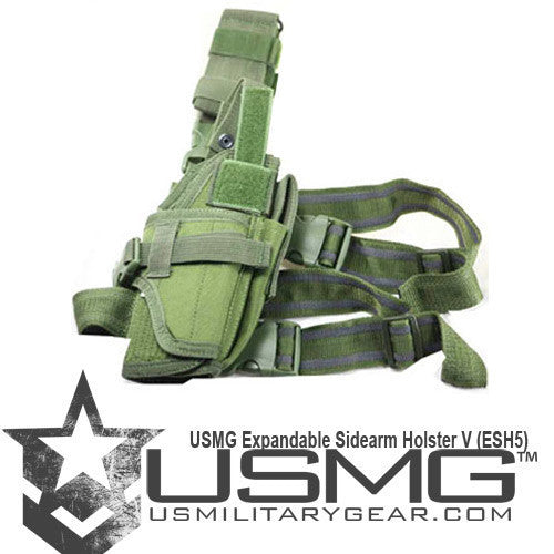 OLIVE DRAB Expandable Sidearm Holster