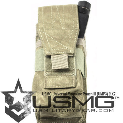 TAN Single Universal Magazine Pouch