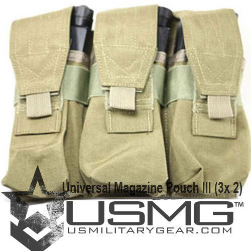TAN Triple Universal Magazine Pouch