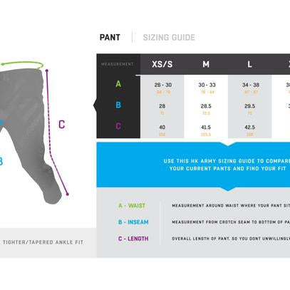 HK Army Freeline Paintball Pants - Amp - V2 Jogger Fit - Large