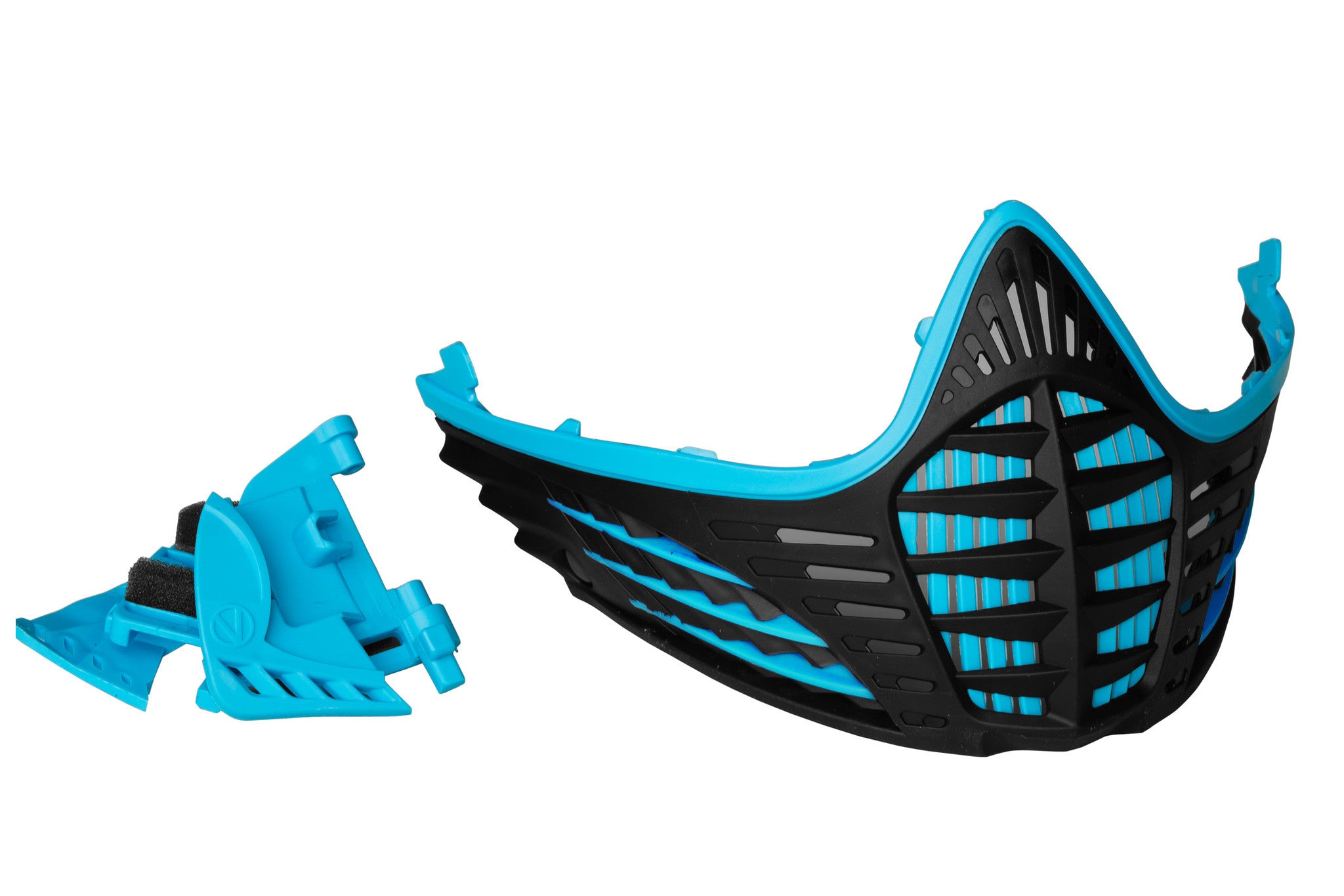 Virtue VIO Contour Facemask Cyan/Cyan/Black