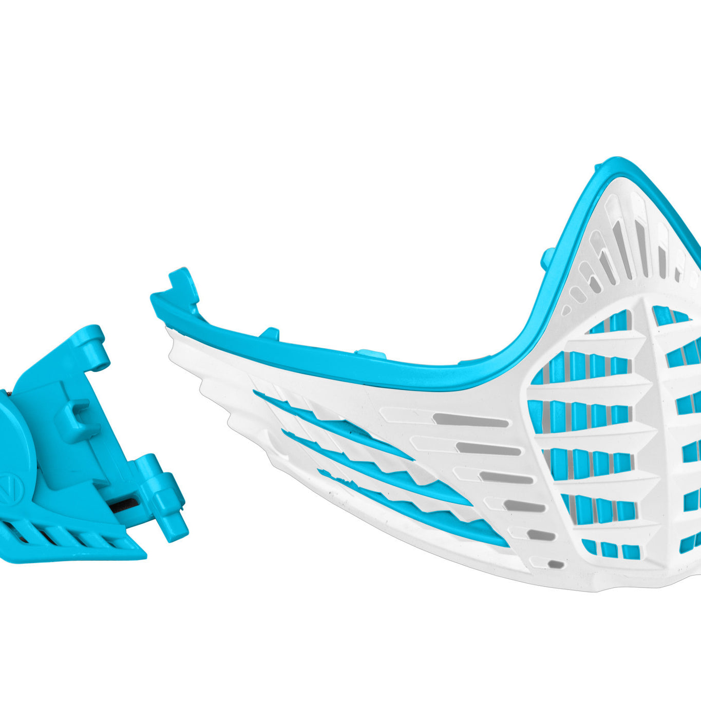 Virtue VIO Contour Facemask Cyan/Cyan/White