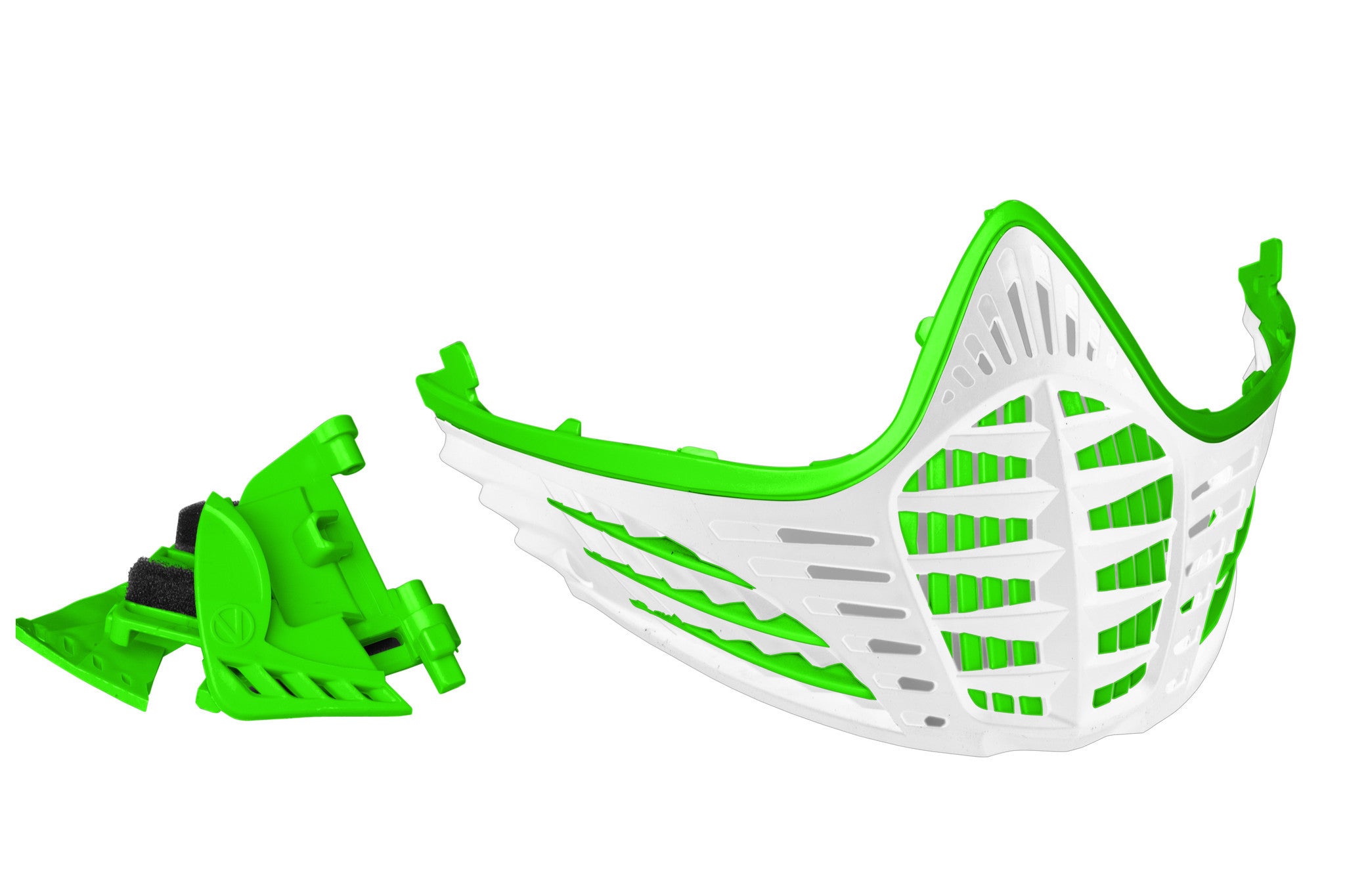 Virtue VIO Contour Facemask Lime/Lime/White