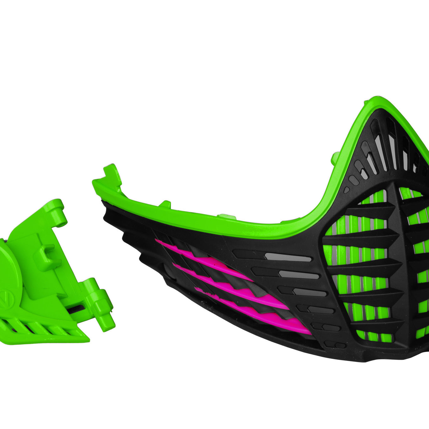 Virtue VIO Contour Facemask Lime/Pink/Black