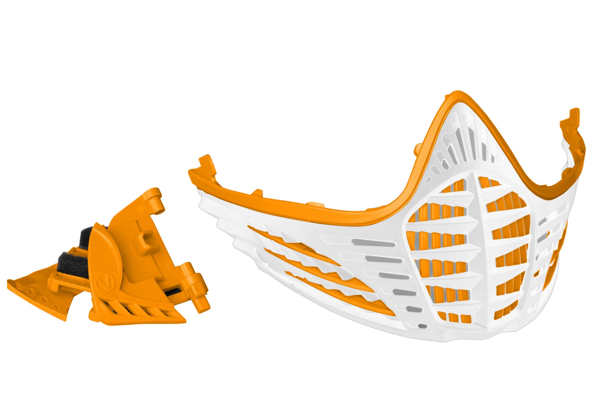 Virtue VIO Contour Facemask Orange/Orange/White