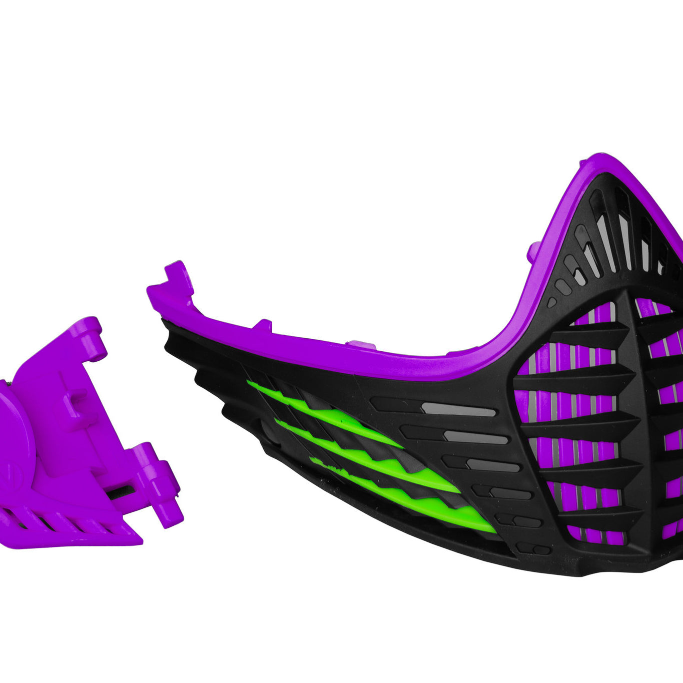 Virtue VIO Contour Facemask Purple/Lime/Black