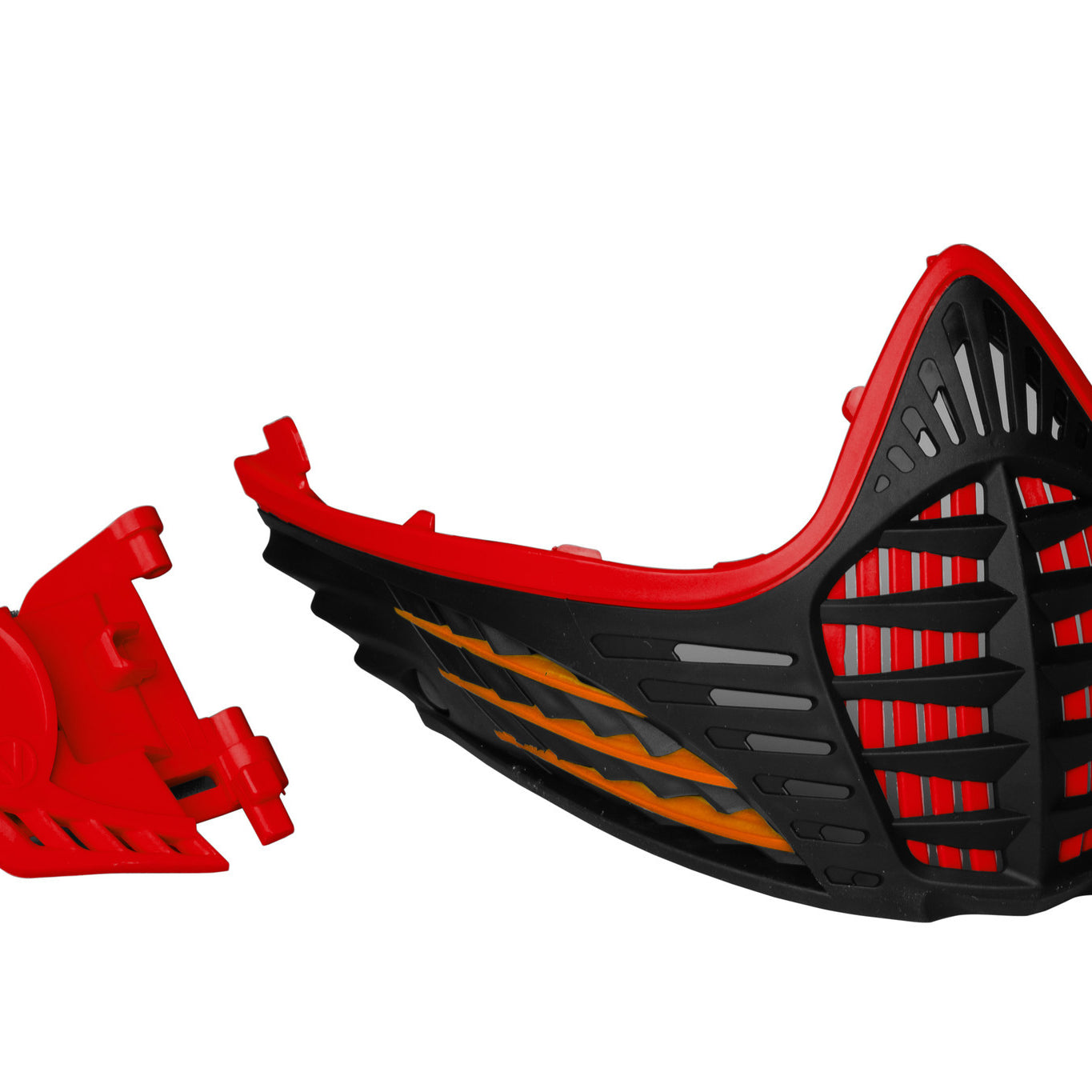 Virtue VIO Contour Facemask Red/Orange/Black