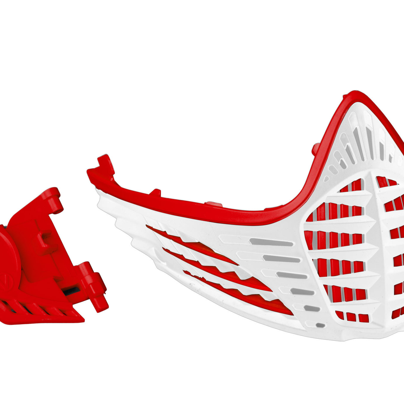 Virtue VIO Contour Facemask Red/Red/White