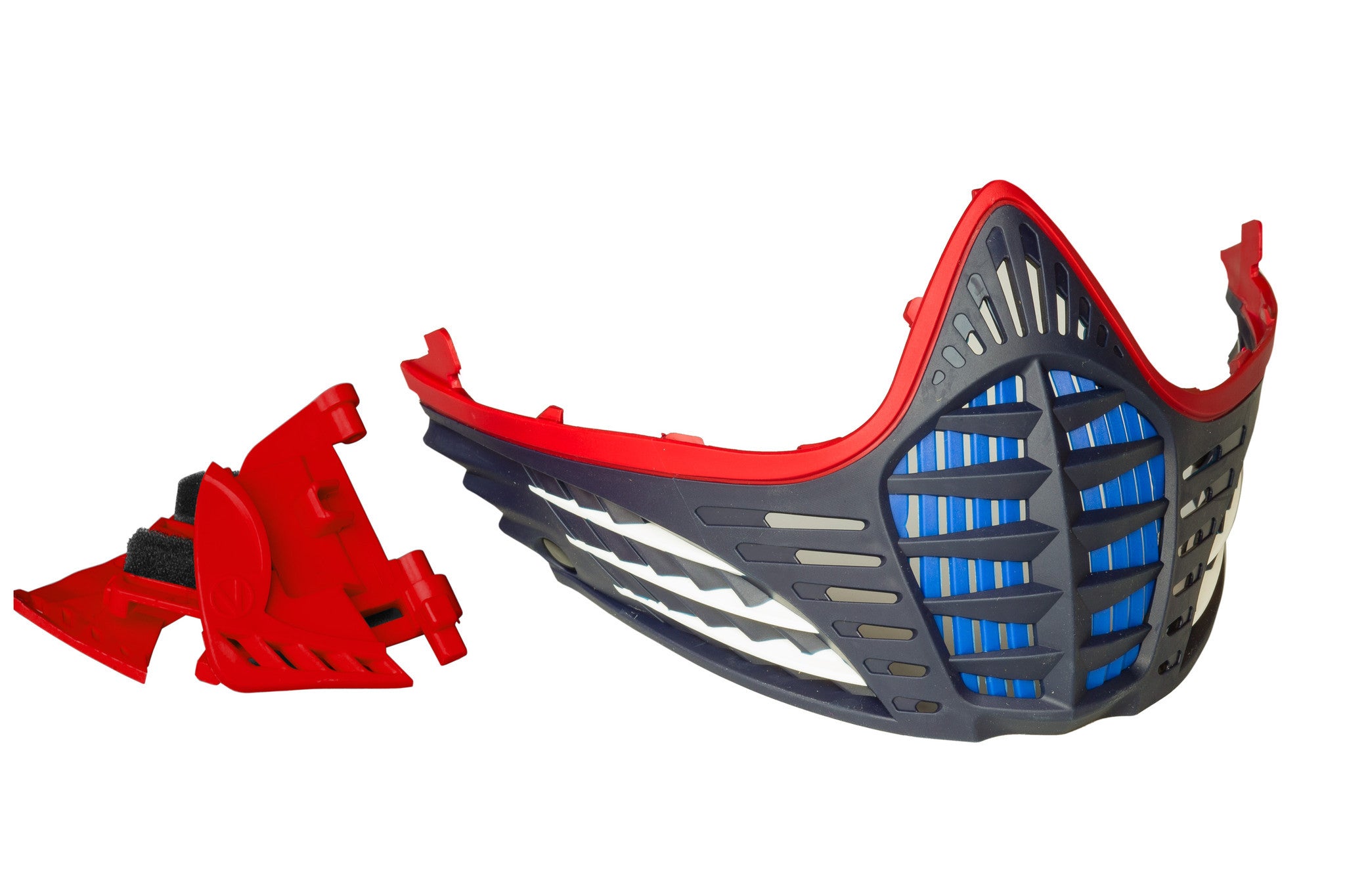 Virtue VIO Contour Facemask Red/White/Blue/Navy