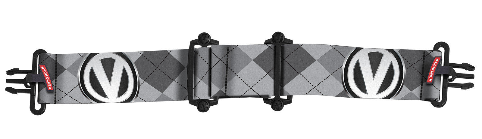 Virtue Vio Goggle Strap - Argyle Gray