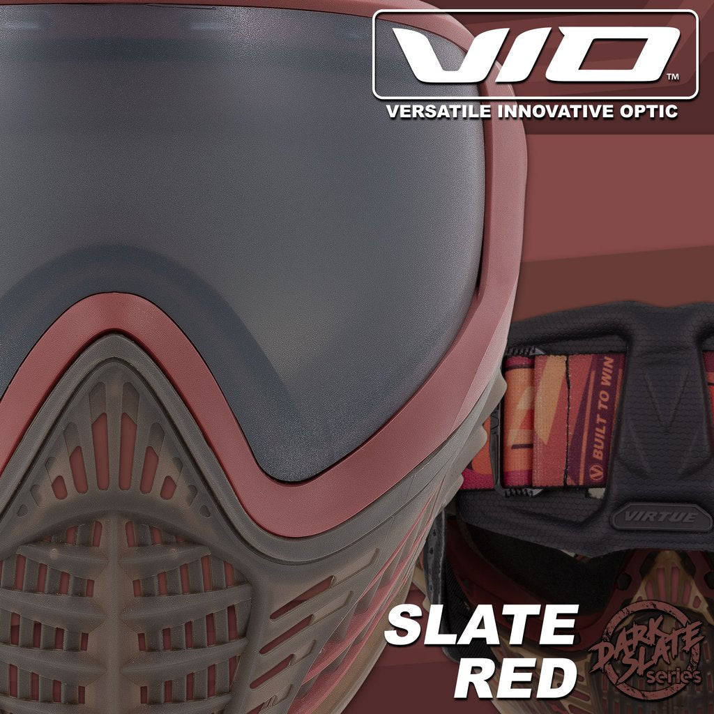 Virtue VIO Contour 2 Paintball Mask - Dark Slate Red