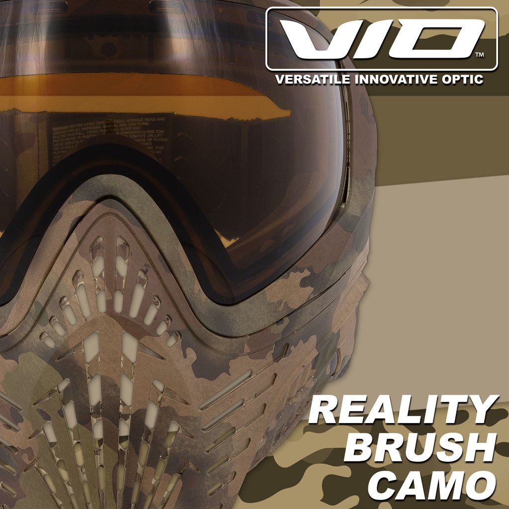 Virtue Vio Extend XS 2 Paintball Mask - Reality Brush Camo