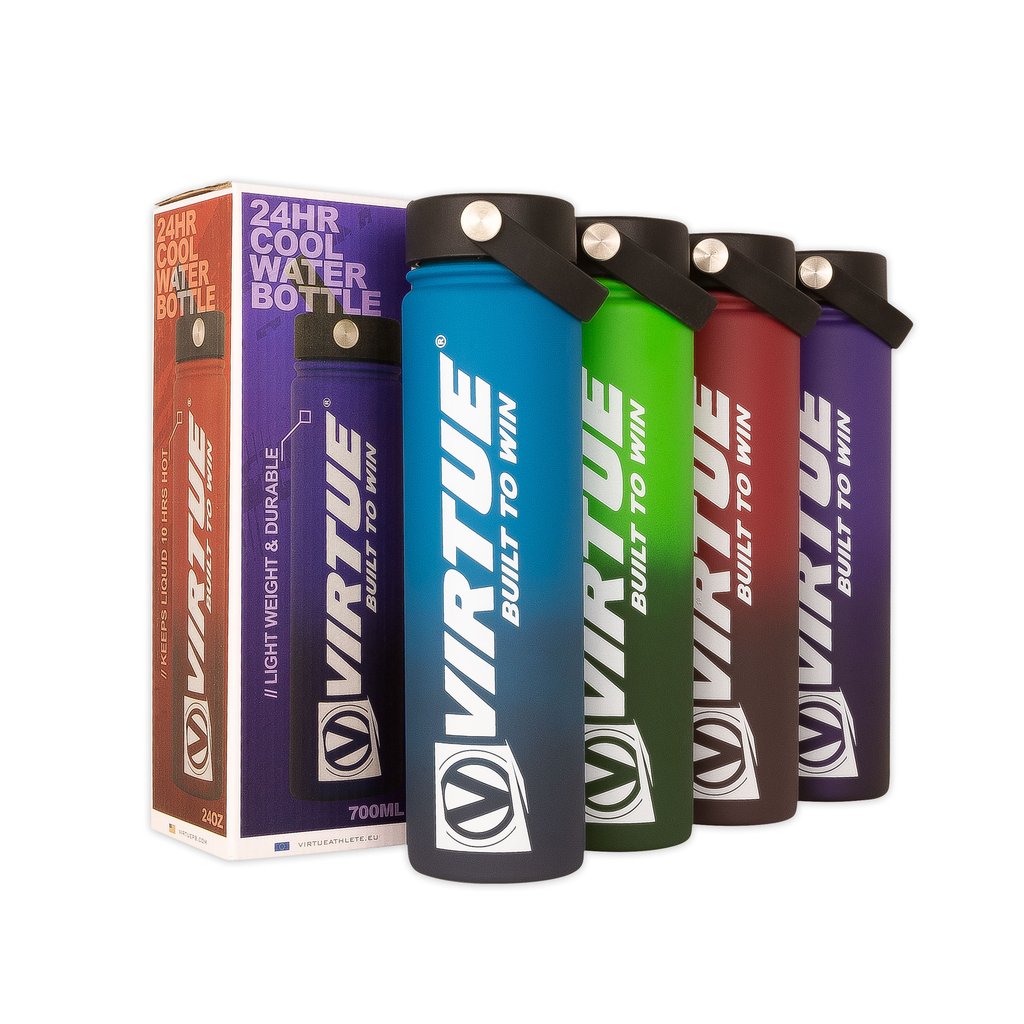 Virtue Stainless Steel 24 Hour Cool Water Bottle - Red